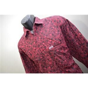 Vintage 90's Guess Georges Marciano Graphic Dress Shirt Mens Sz 1 (16-34)